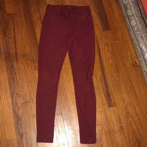 YMI Wanna Betta Butt Burgundy Stretch Legging